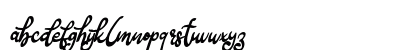 Bafera FREE Regular Lowercase Preview
