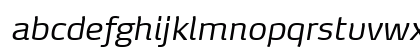 MaxDemiSerifTF-LightItalic Regular Lowercase Preview