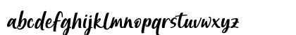 Brastagi Regular Lowercase Preview