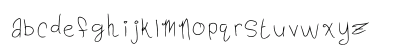 Slightly Cursive Characters Regular Preview