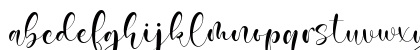 Juliette Michel Regular Lowercase Preview