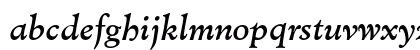 Minister Book Italic Lowercase Preview