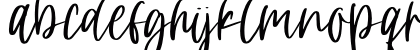pink blossom Regular Lowercase Preview