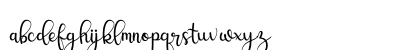 Melya Regular Lowercase Preview