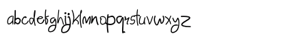 Abim Penyok Regular Lowercase Preview