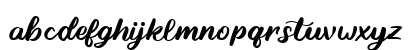 Stay Here Regular Lowercase Preview