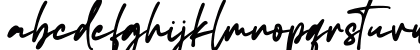 Maradona Signature Regular Lowercase Preview