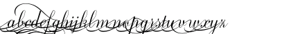 Ambassador Script Begs II Regular Lowercase Preview