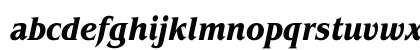 BenguiatCdITC Bold Italic Lowercase Preview