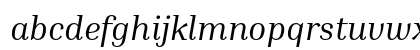 Inria Serif Italic Lowercase Preview