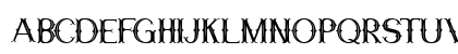Vanberg Free Regular Lowercase Preview