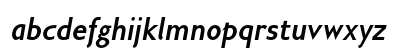 Gillius ADF No2 Cond Bold Italic Lowercase Preview