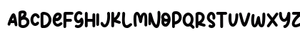 Shadow Beamer Regular Lowercase Preview
