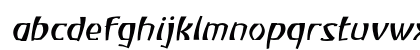 Atiku ExtLt Slant Regular Lowercase Preview