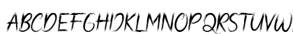 Bad Hunter Brush Regular Lowercase Preview