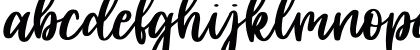Snow White Regular Lowercase Preview
