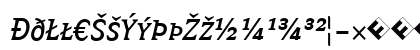 Avance Regular Italic Preview