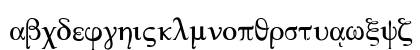 Grammata Normal Lowercase Preview