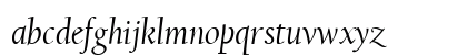 FBCalifornian Italic Lowercase Preview
