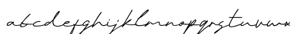 Autonesia Regular Lowercase Preview