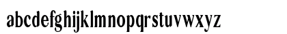 EXTRA Serif Regular Lowercase Preview