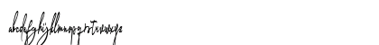 Gwothmey Regular Lowercase Preview