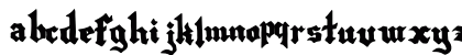 Wolfpack Halloweed Regular Lowercase Preview