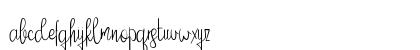Delicious Yellow Regular Lowercase Preview