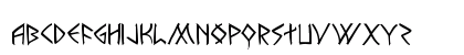 Rune Slasher Semi-Bold Semi-Bold Lowercase Preview