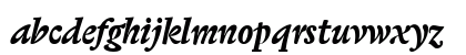 Biblon Bold Italic Lowercase Preview