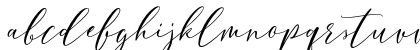Eivitarri Blossom Regular Lowercase Preview