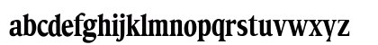 TFHabitatCond Bold Lowercase Preview