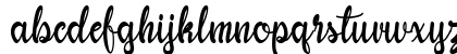 Yhulliantti Personal Use Only Regular Lowercase Preview