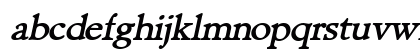 NewHampshire BoldItalic Lowercase Preview