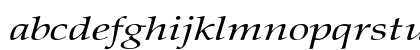 PaduaExtended Italic Lowercase Preview