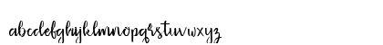 Missaki Typeface Regular Lowercase Preview