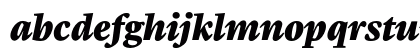 Malabar LT Pro Heavy Italic Lowercase Preview