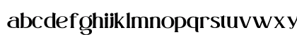 Lovera Personal Use Regular Lowercase Preview