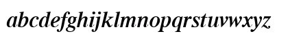 Dutch801 SeBd BT Semi-Bold Italic Lowercase Preview