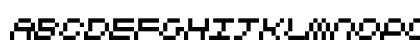 CubicFive11 Italic Lowercase Preview
