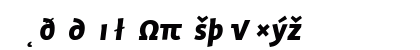 Profile Black Italic Preview