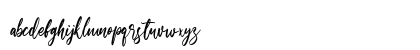 Walentiny Regular Lowercase Preview