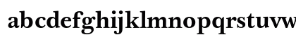 Baskerville Ten Pro Bold Lowercase Preview
