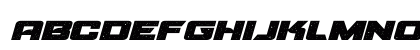 Starcruiser Expanded Italic Expanded Italic Lowercase Preview