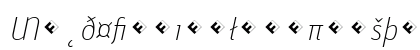 Unit-ThinItalicTFExpert Regular Preview
