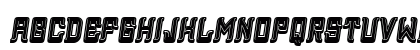 Assyrian 3D Filled Italic Lowercase Preview