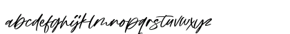 Grand Paradiso Script Regular Lowercase Preview