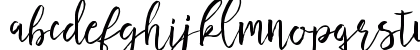 Butter Mellow Regular Lowercase Preview