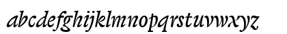 Biblon Italic Lowercase Preview