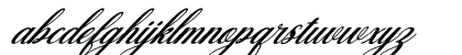 Christmas Glooves Italic Regular Lowercase Preview